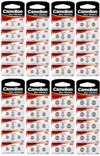 10x Uhrenbatterien   Knopfzellen   Camelion   Alkaline