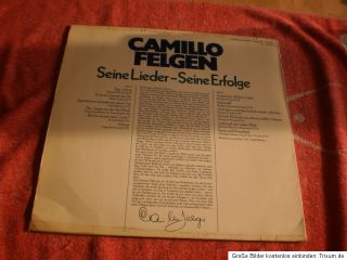 Vinyl LP   Camillo Felgen   Seine Lieder Seine Erfolge   BASF 1521471