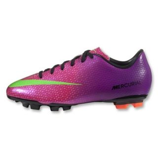 Mercurial Victory IV FG YOUTH Soccer Cleats 555631 635 Fireberry Vapor