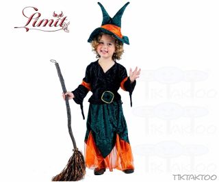 Das Kostüm der kleinen zauberhaften Hexe besteht aus einem langen