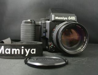 MAMIYA 645 + AE Prism Finder + Mamiya Sekor 80mm 11,9 Nr. 13922