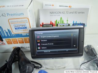 NAVIGON 42 Premium Navigationssystem 4,3 Zoll Display, Europa 44