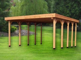 Carport Holzbausatz Doppelcarport Einzelcarport 636x757 cm 14x14 cm