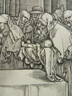 KUPFERSTICH MARCANTONIO RAIMONDI N. ALBRECHT DÜRER 1510 CHRISTUS IM
