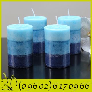 Markenkerzen Stumpen Kerzen Advent RAL 90/60 blau