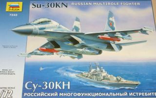 Zvezda 7243 Sukhoi SU 30 KN  Russ. Kampfjet Plastikkit 172