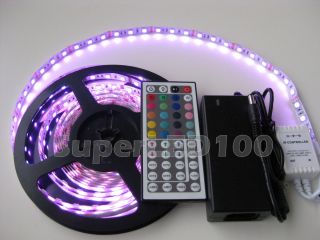 1M   10M 5050 60SMD/M RGB LED Strip Streifen Kette Band 44K Remote