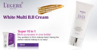 EGERE White Multi BB Cream All in 1 50g FRESH Arrived 8809236715328