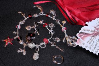 Adventskalender TWILIGHT ANGEL Beads Charms Armband Kette Ring Schmuck