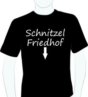 Shirt Fun T Shirt, Schnitzelfriedhof M  3XL Neu