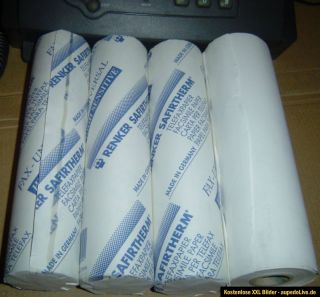 Telekom Fax 306 T Thermopapier Faxgerät + 4 Rollen Faxpapier, Fax