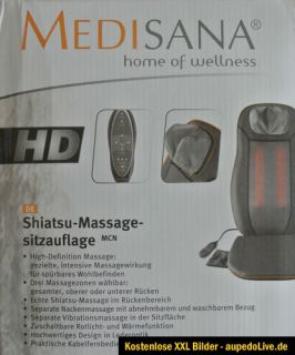 Medisana Sitzauflage 88930 MCN HD Wärmefunktion NEU & OVP Shiatsu