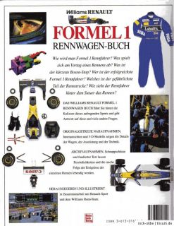 790)  Williams Renault   Formel 1 Rennwagen Buch   Motorbuch Verlag