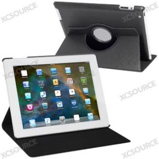For new iPad 2 3 360° Magnetic PU Leather Case Smart Cover Swivel
