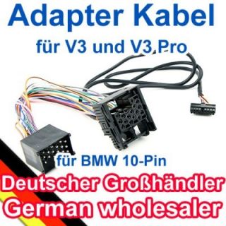 Ncxus V3 / V3 Pro Adapter Kabel rund 10 Pin für BMW Business CD Navi