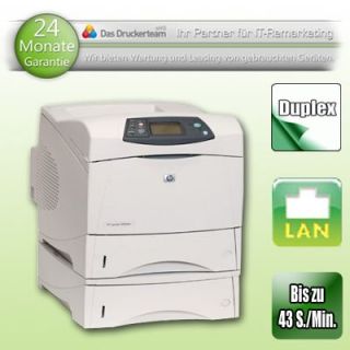 HP LaserJet 4250DTN Laserdrucker Duplex Netzwerk 43 S./Min. 2 J