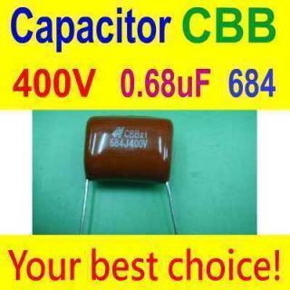 pcs Capacitor CBB 400V 684 684J 0.68uF 680nF 680000pF 5% RoHS DIY