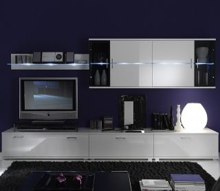 NEU* Design LCD PLASMA TV Glasbühne Fernsehtisch HiFi Rack Wohnwand