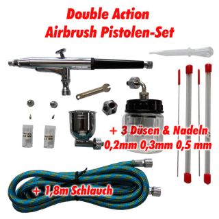 Profi airbrushpistole komplett set airbrush pistole set Double Action