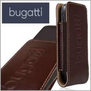 Bugatti Leder Handyetui Braun ¤ HTC Desire ¤ HD ¤