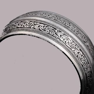 Armreif Armband Tibetsilber Silber Armschmuck Trachten 3cm Spange