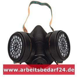 Profi Atemschutz Halbmaske mit Filtern A2, Gasmaske, Staubmaske