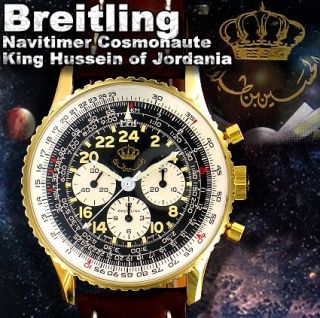 Breitling Navitimer Cosmonaute King Hussein I of Jordania Lemania Kal