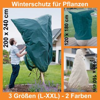 Winterschutz Frostschutz für Pflanzen Wintervlies Winterhaube