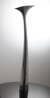 Vase Tulip 115 cm Aluminium poliert Accessoire Deko
