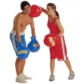 ROTE BOXER HANDSCHUHE Karneval Fasching Boxhandschuhe Party Kostuem