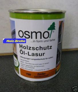 27,87€/l OSMO Color Holzschutz Öl Lasur 708 Teak 0,75 l
