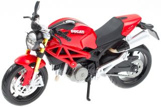 Ducati Monster 696 rot Maisto 112 Motorrad Modell Standmodell