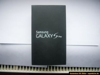 tolles Handy Samsung Galaxy S Plus GT I9001 8 GB   Metallic Black
