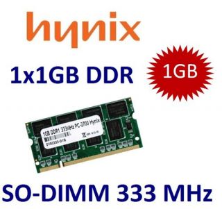 1GB DDR 333 Mhz Notebook RAM Speicher SO DIMM PC2700 200pin mit HYNIX