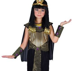 Kinder Mädchen Kostüm Ägyptisches Kleopatra Kostüm Maskenball