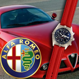 BREITLING Uhr Chronomat Alfa Romeo Rarität Zertifikat