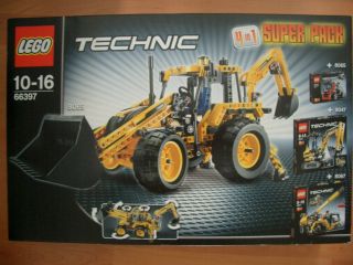 LEGO 66397 Technic 4 in 1 Superpack, 8069, 8065, 8047, 8067, NEU*NEU