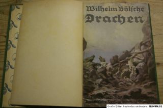 altes Fachbuch Drachen, Reptilien, Dinos, Saurier, 1929