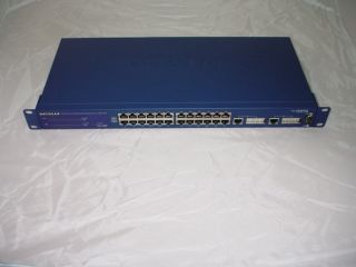 Netgear ProSafe FSM726 26 Port managed Switch 2XSFP SLO