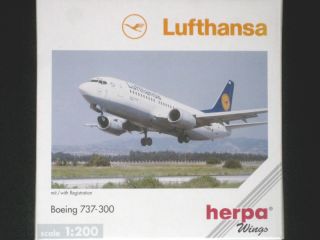 Lufthansa Boeing 737 (B737 300) Neubrandenburg, Herpa 1200