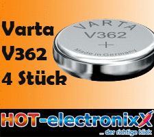 VARTA Batterie V362 V 362 1,55 SR721SW SR58SW SR721 Uhrenbatterie