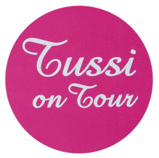 Tussi on Tour Heckscheibensticker Autoaufkleber PINK