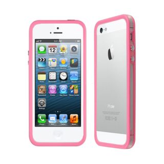 iPhone 5 Bumper Silikon Hülle TPU Tasche Cover Case Etui pink rosa