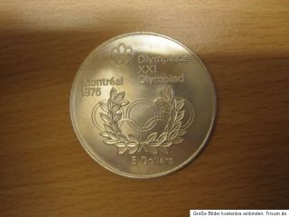 Dollar Canada * Olympische Ringe 1974 * Silber 925, 23,93gr Montreal