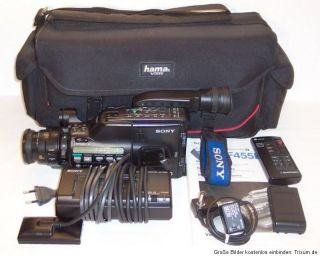 Sony CCD F455E TOP Videocamera Videokamera 1a Video 8 Video8 V8