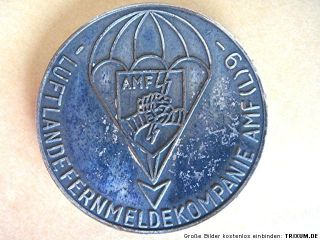Medaille Fallschirmjäger Luftlande Flugzeug Armee Bundeswehr