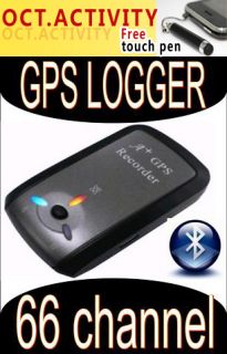 Blue 747A+ Bluetooth GPS Receiver logger 66chan AGPS