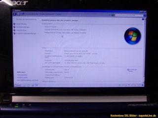 Acer Aspire one 1,6 GHz WIN 7 u. 1 GB DDR 2 Speicher