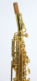Jupiter JPS 747 GL Sopran Saxofon Saxophon Goldlack Top (D271)