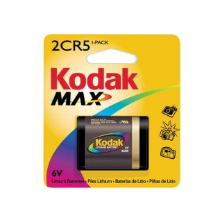 Kodak 2CR5 245 (2)4/5A 6V Photo Lithium Battery KL2CR5